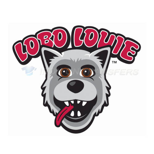 New Mexico Lobos Logo T-shirts Iron On Transfers N5422